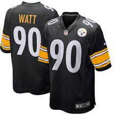 The pittsburgh steelers are a professional american football team based in pittsburgh. Pittsburgh Steelers Home Game Jersey T J Watt