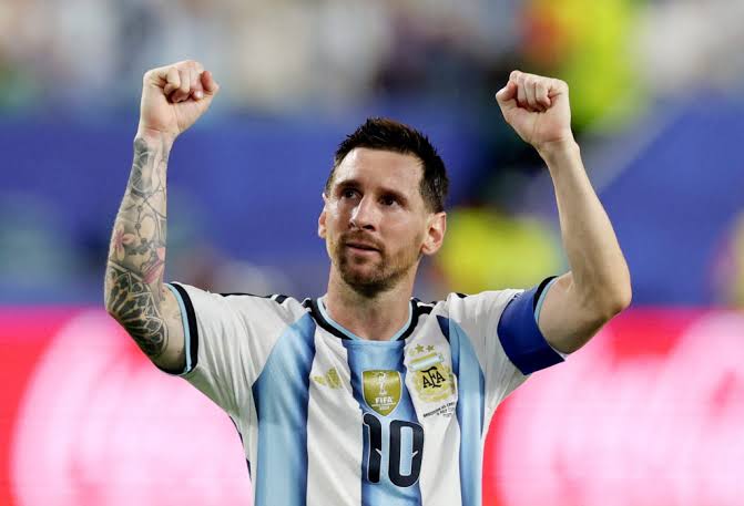 Lionel Messi leads his team on the grandest stage, AI generated
