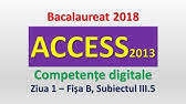 Calendarul examenului de bacalaueat 2018. Subiectul I Competente Digitale 2018 Ziua 1 Fisa A Youtube