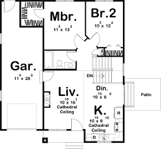 Can't find the perfect house plan you want? House Plan 963 00166 Small Plan 880 Square Feet 2 Bedrooms 1 Bathroom Cottage Style House Plans Barndominium Floor Plans Bungalow House Plans