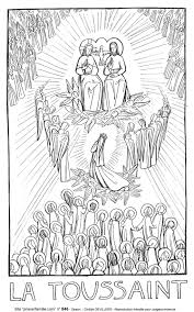 La Toussaint Coloring Pages All Saints Day Teaching French