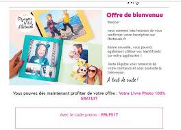 Un Livre Photo Gratuit Chez Photoweb