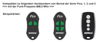 Handsender für ihren bernal torantrieb. Pico 4k 868 5 Wts Schaltgerate Gmbh