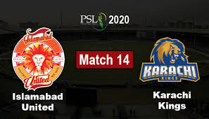 Sharjeel khan, martin guptill, babar azam, chadwick walton (week), thisara perera, najeebullah zadran, imad wasim (c), mohd amir, arshad iqbal, waqas maqsood and qasim akram. Psl 2020 Live Score Karachi Kings Vs Islamabad United Psl 5 Match 14