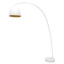 Lampenhelden Vandeheg Stehleuchte Egg White Bogen Weiss Hellgold