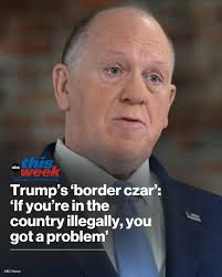 Pres. Trump's "border czar" says there's a "clear" message for undocumented  migrants: "If you're in the country illegally, you got a problem."  https://abcnews.link/CbTmLdU