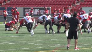Gord taillefer, assistant equipment manager for the calgary stampeders, gets the locker room ready at mcmahon stadium on monday, june 14, 2021. Q Xie3bprkd63m