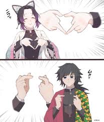 Giyuu x shinobu el no odiable x la mariposa. Anime Pop Heart Aoi Loving Each Other Shinobu Giyuu