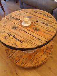 bobine electrique transformee en table basse bobine tablebasse recyclage table basse touret table basse exterieur table basse