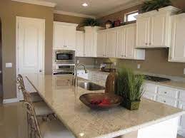 One wall kitchen designs often require us to get even more creative with our space to ensure that every doubling up the use of the cabinets like this is a particularly great idea for a small one wall this elevated single wall kitchen with island uses horizontal volumes of wood and white to paint a. Light Colors Beige Kitchen Kitchen Cabinet Colors Beige Walls