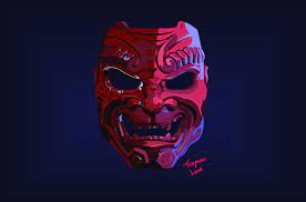 Cyberpunk Oni Mask Google Search Oni Mask Cyberpunk Cyberpunk 2077