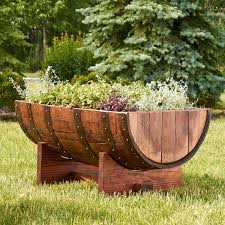Product Wine Barrel Planter Wine Barrel Garden Barrel Planter
