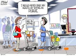 Mind not high things, but condescend to men of low estate. Editorial Cartoon 1 August 22 2020 The Daily Courier Prescott Az