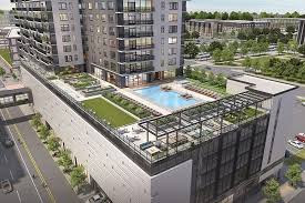 Built on the ritz block, the 365 nicollet luxury apartments will include 369 residential units and have 9,500 square feet of retail space, leed certification. Rendering Of 365 Nicollet Luxury Apartments In Downton Minneapolis By Opus Rooftop Design Facade Architecture Roof Terrace Design