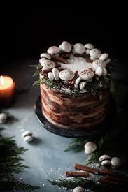 Christmas Cake Spiced Hot Chocolate Layer Cake Chocolate Layer Cake Holiday Cakes Christmas Baking