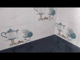 Whether you use the tile as a shower wall tile or. Kitchen Wall Tiles Youtube