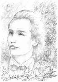 Mihai eminescu (născut mihail eminovici; Mihai Catruna Fine Art Eminescu Cu Maine Zilele Ti Adaogi Art Fine Art Drawings