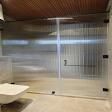 10mm Fluted Glass Shower Enclosure product image