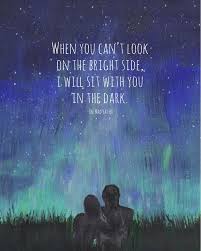 When You Can T Look On The Bright Side I Will Sit With You In The Dark Mad Hatter Quote Art Alice And Wonderland Quotes Mad Hatter Quotes Movies Quotes Scene