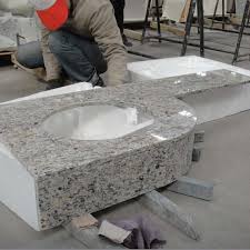 Granite vanity tops provide a natural beauty that is hard to replicate. Banjo Style Natural Stone Granite Bathroom Vanity Countertop Buy Banjo Style Granite Vanity Countertop Banjo Vanity Tops Granite Vanity Top Product On Alibaba Com