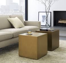 Two small cube tables slot inside the larger rectangular table, resulting in double surface space when you need. 20 Modular Coffee Table Ideas