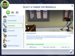 Midnitetech Careers Housekeeper Midnitetech Careers Housekeeper Ts4script Sims 4 Jobs Sims 4 Mods Sims 4 Gameplay