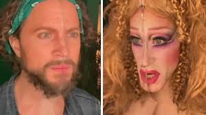 Darrell Thorne, il make-up artist che duetta in drag con sé stesso