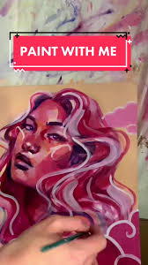 Expressive Art Painting Process