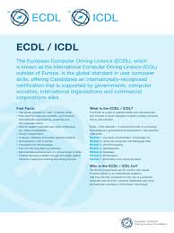 Icdl's online learning, assessment and certification solution. Ecdl Info Sheet Professional Certification Information Technology