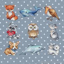 The design from heritage crafts has large scale black and white charts printed 10 stitches to 4.5 centimetres on two a3 sheets, one of the whole and partial cross stitch ( diagonal, horizontal and vertical) and the other with the added backstitch and long detail superimposed on the faded cross stitch. This Item Is Unavailable Etsy Cross Stitch Animals Animal Cross Stitch Patterns Cross Stitch