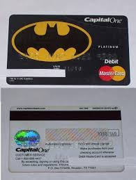 Call capital one credit card. Rare Capital One Bank Dc Comics Batman Bat Signal Platinum Debit Credit Card Ebay Credit Card Design Debit Capital One