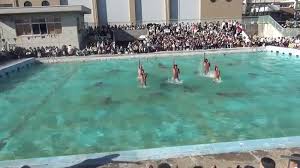 Japanese High School Boy S Water Ballet Club Performs Let It Go Japanese High School School Boy High School