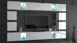 So lässt sich jedes wohnzimmer stilvoll in szene setzen. Wohnwand Weiss Moderne Wohnwand Prime Home