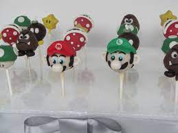 Make for you, mushroom cake pops today! Super Mario Brothers Cake Pops Cakecentral Com
