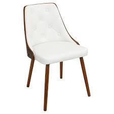 Here, we've broken down a few key elements in selecting the perfect set of modern dining chairs for your space. Gianna Mid Century Modern Walnut Wood Back Dining Chair Wood White Lumisource Target