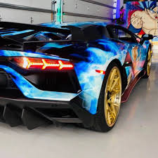 Según ha mostrado en un vídeo publicado en su cuenta de instagram, ha encargado un lamborghini en tonos azules adornado con. Dragon Ball Z Lamborghini Aventador Svj Is Over 9000 Autoevolution