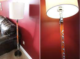 The painted hive shows how an old music stand was repurposed to a floor lamp base. Diy Floor Lamps 15 Simple Ideas That Will Brighten Your Home