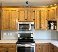 how to update oak or wood kitchen cabinets