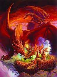 Mother Dragon Fantasy Dragon Dragon Family Dragon Dreaming