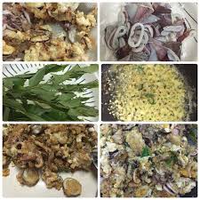 Its almost as easy as eating peas :)) here's the ingredient used: Yana Samsudin Sotong Masak Telur Masin 1 Sotong Ketam 2 Daun Kari 3 Cili Padi Cili Kering 4 Bawang Putih Cincang 5 Susu Pekat Susu Sejat 6 Telur Masin