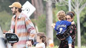 Mila kunis has revealed that she felt like a horrible mom for choosing to work during the ongoing coronavirus pandemic as an escape from her two kids. Ashton Kutcher Mila Kunis Spotted With Kids Wyatt 5 Dimitri 3 At Playground Birthday Bash Trv Countdown