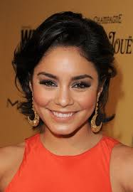 Feathery short haircut with the ends flipped up and out Vanessa Hudgens Glamorous Short Black Flip Hairstyle Hairstyles Weekly