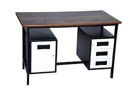 Create a home office with a desk that will suit your work style. Wood Stainless Steel Rectangular Powder Coated Office Table Id 20015399830