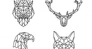 The geometric coloring pages are sure to be a hit with your child if they love experimenting with shapes and sizes. Geometric Animal Coloring Pages Vector Archives Free Vector Art Images Graphics Clipart Free Vector Art Images Graphics Clipart