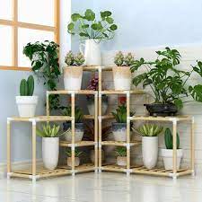 Display any plant, from eucalyptus to small. 3 3 2tiers Wooden Plant Stand Indoor Outdoor Patio Garden Flower Pot Stand Shelf Sale Banggood Com Sold Out Arrival Notice