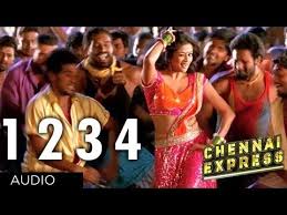 1234 Full Song Chennaiexpress Chennai Express Song One Songs