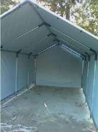 Make Your Own Portable Carport Shelter Long Lasting Heavy Duty Covers For Motorhome 5th Wheel Rv Trailer Boat Tru Portable Carport Carport Kits Carport
