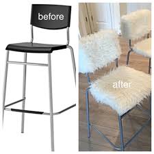 Diy Ikea Hack Stig Stool Tejn Rug Treasures Travels Cheap Furniture Makeover Ikea Diy Retro Dining Chairs