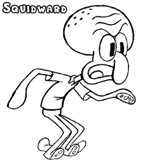 Download and print these spongebob and squidward coloring pages for free. Angry Squidward Tentacles Coloring Page Free Printable Coloring Pages For Kids