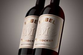 Wine Bottle Label Mockup Psd Graphicsfuel Free Wine Bottles Wine Bottle Template Wine Bottle Label Design